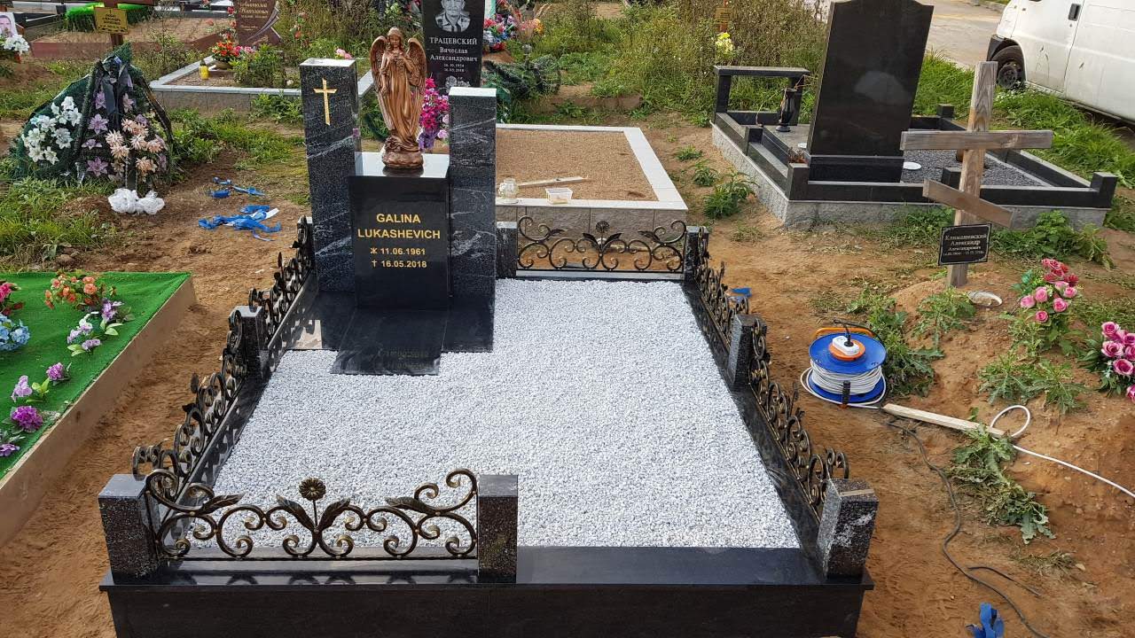 Пример ангела на могилу 1 фото